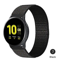 22mm 20mm Nylon Watch Strap For Samsung Galaxy Watch 4 Classic Band 46mm 42 Active 2 45mm 46mm 42mm Gear S3 Watch String