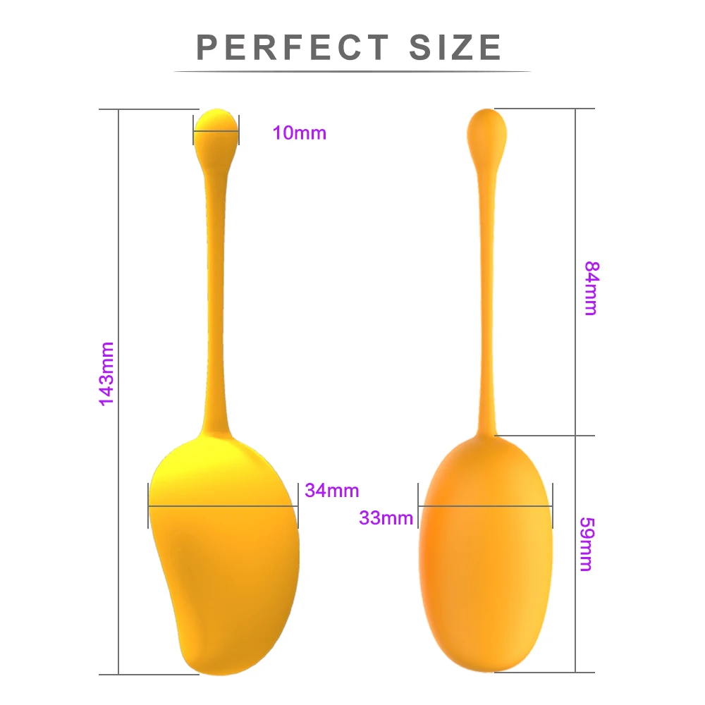 Mango Kegel Balls Ben Wa Balls Vibrator Vibrating Egg Sex Toys For Woman Remote Control Vaginal Tight exercise Muscle Shrink toy