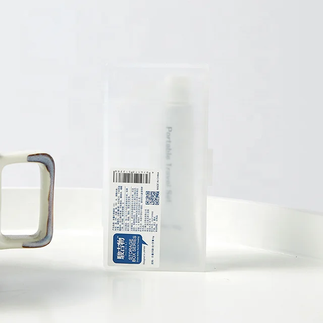 Customized good quality custom color portable oral toothbrush holder box for sale