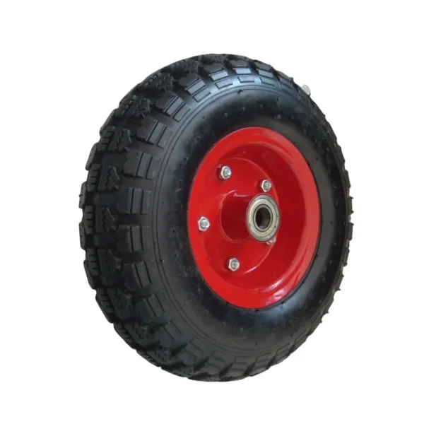 Heavy duty 10 inch pneumatic rubber wheels for garden cart 4.10/3.50-4