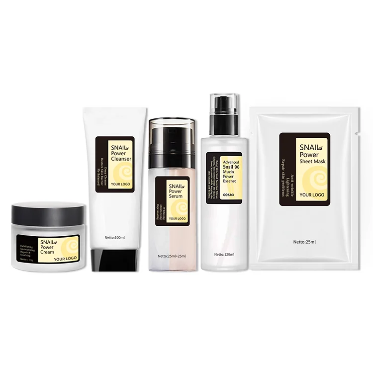 Korean Skin Care Serum Snail Mucin Face Serum 96% advanced snail 96 mucin power repairing essence snail mucin serum for face