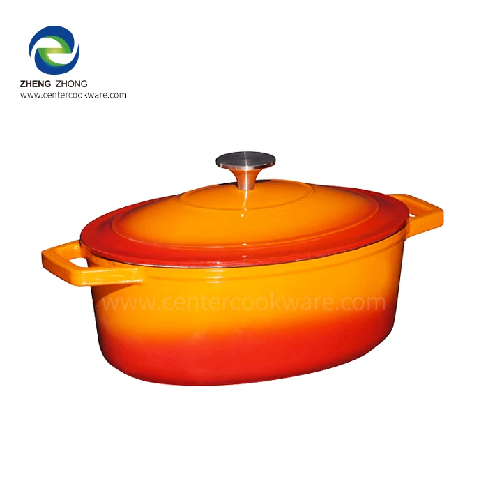5-quart Enamel cast iron Dutch Oven Cookware casseroles cooking pot set