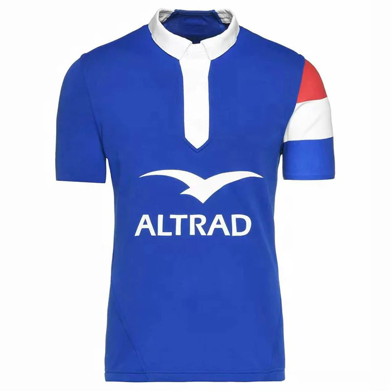 French Rooster home and away T-shirt Polo short-sleeved rugby clothes men France rugby jersey