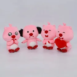 Hot selling product LOOPY stance base stuffed beaver figurine decorative cute pink beaver plush model action toy anime amplified