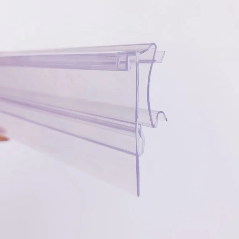 Meethope display C channel shelf plastic extrusion electronic pvc esl price tag holder