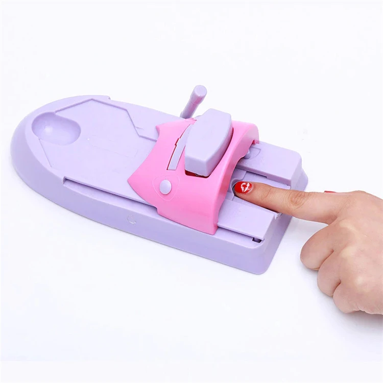  Новый дизайн ногтей DIY шаблон печати маникюр машинка для маникюра с 6 шт. металлический штамп Штамп Инструменты Цвет рисовать снимает Гель-лак
