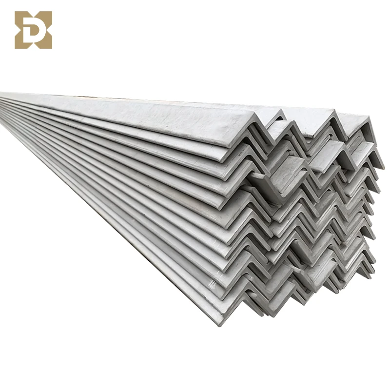 Hot Rolled Stainless Steel Angle Bars AISI 201 316L 904L 310S Solid Equal Unequal Angle Steel Bar