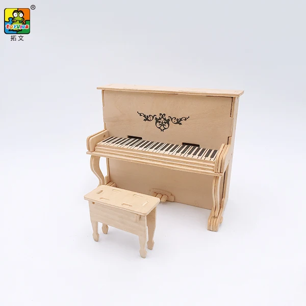 Wood piano Cello Music Instrument Toy Wooden Children Kids Musical Fun Educational Cartoon Musical Keyboard Piano Toy