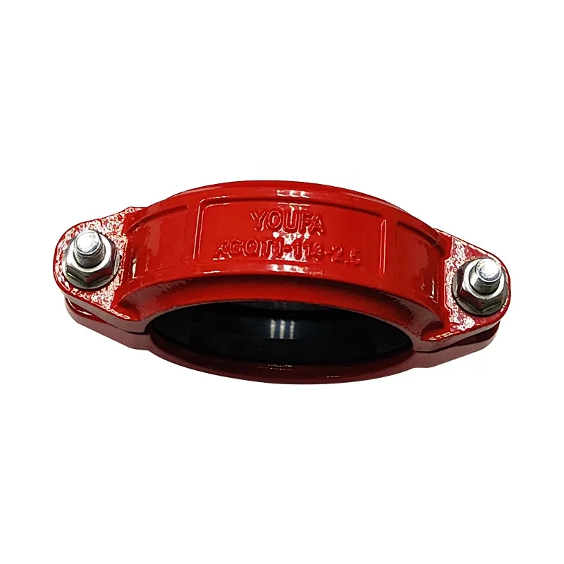 ASME16.3 Factory Hot Sale Red Color Malleable Steel Pipe Fitting Couping DN15 TO DN200