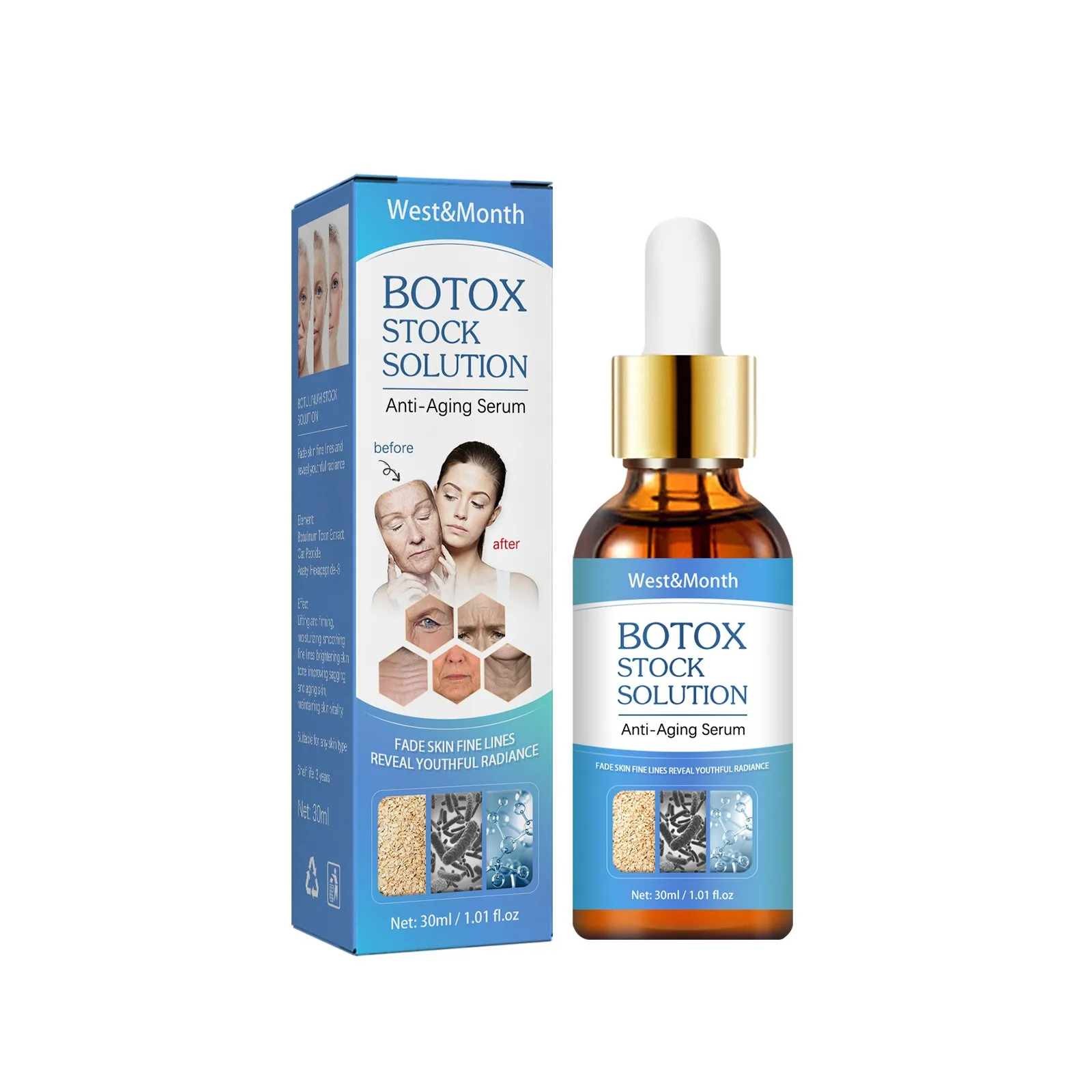 Private Label Skin Care Serum 20% Hyaluronic Acid & Vitamin E Oem Organic Anti Aging Brightening Wrinkle Face Vitamin C Serum