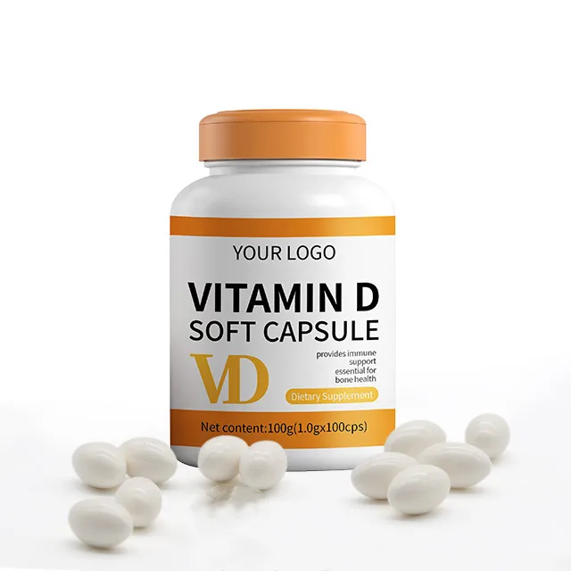 GMP vitamin d3 capsules softgels bone and heart health joint care 5000iu vitamin d3 capsule