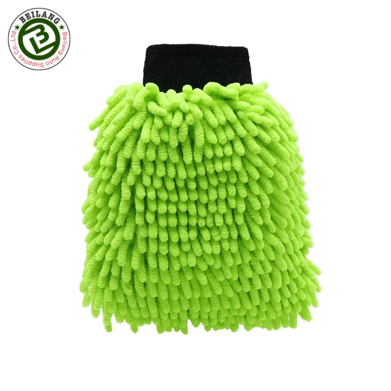 Scrtach-Free Microfiber Chenille Car Wash Mitt Auto Wash Chenille Glove