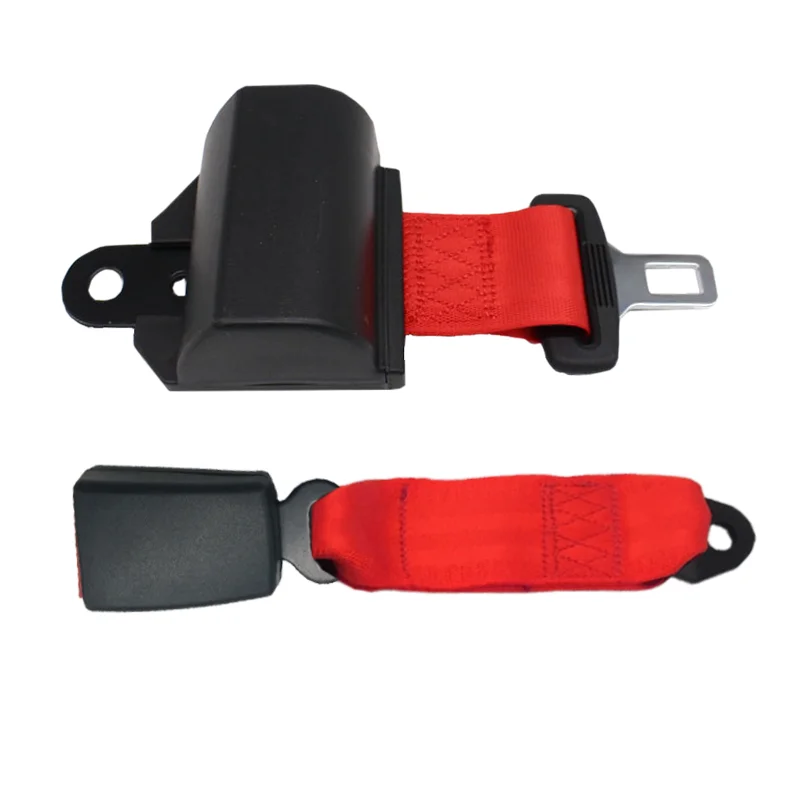 Strap Webbing 2 Point Seat Belt Retractable Safety Belt