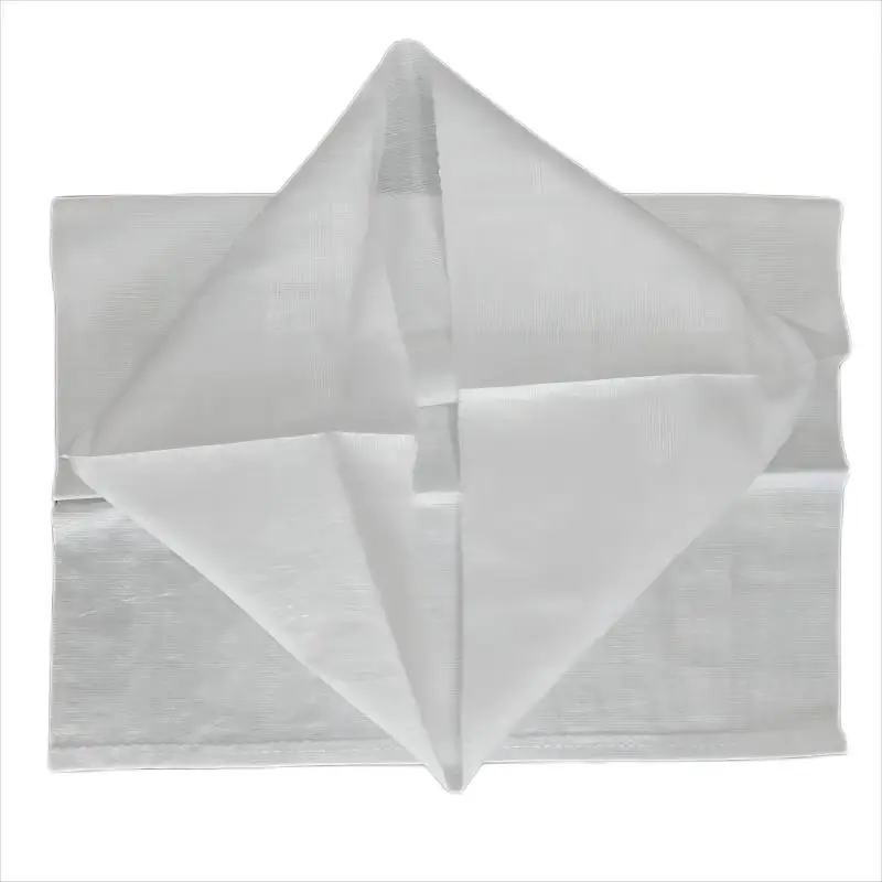 Wholesale Reusable Woven Polypropylene  25kg   50kg   White Plastic Bags Rice Packaging