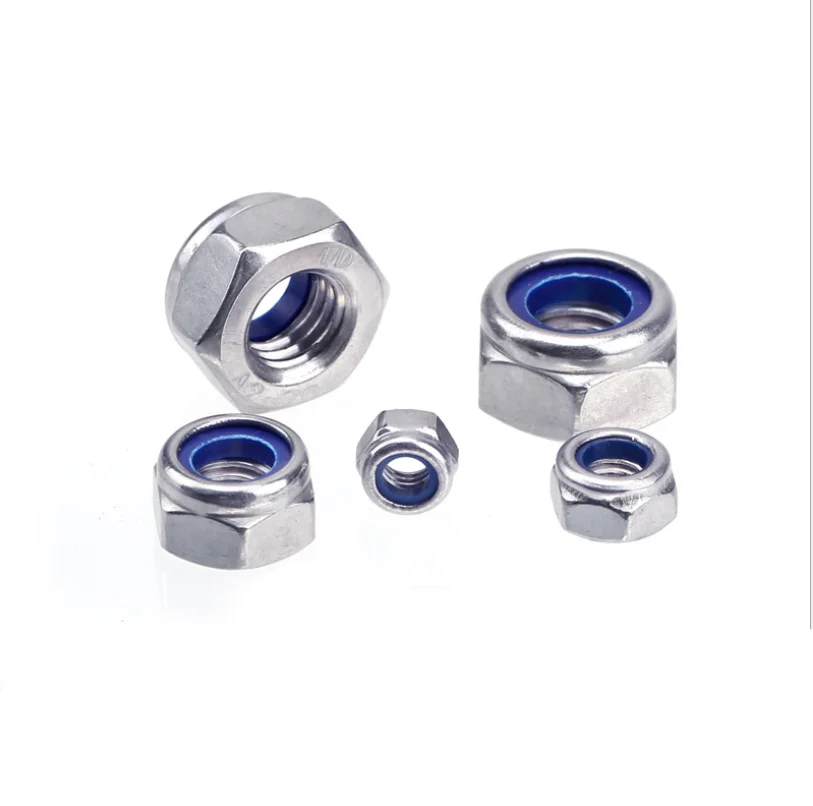  DIN982 DIN985 углеродистая сталь nylock m30 x 1 5 фиксирующая гайка с нейлоновой