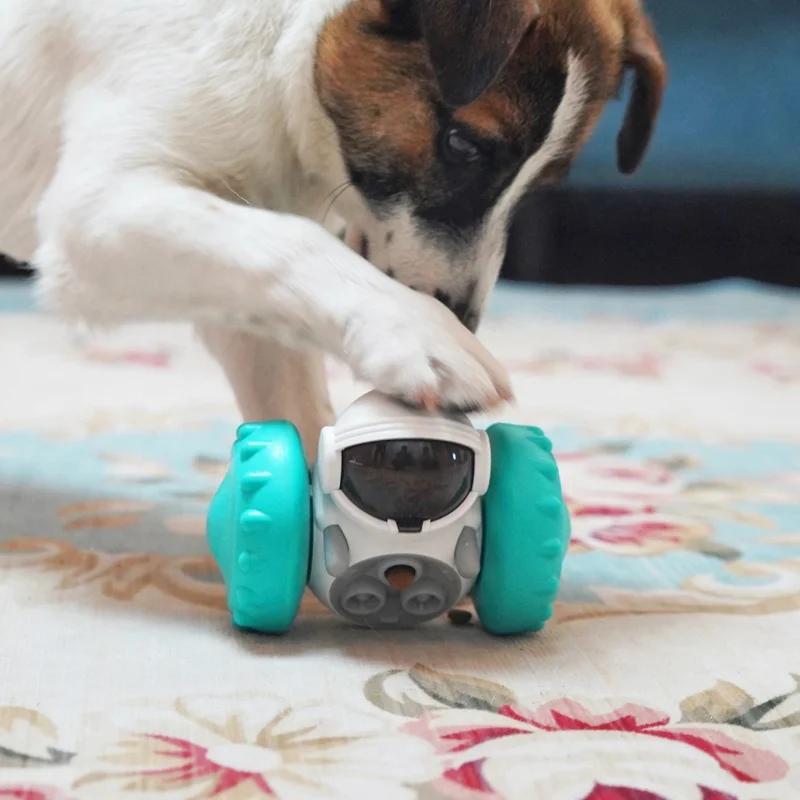 Newest Product Pet Educational Interactive Toy Innovation and Upgrade Balance Car Intelligent Pet Automatic Feeder