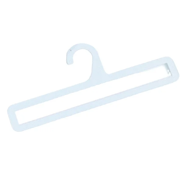 Custom Supermarket Plastic Transparent Towel Hanger Hijab Shawl Scarf Hanger