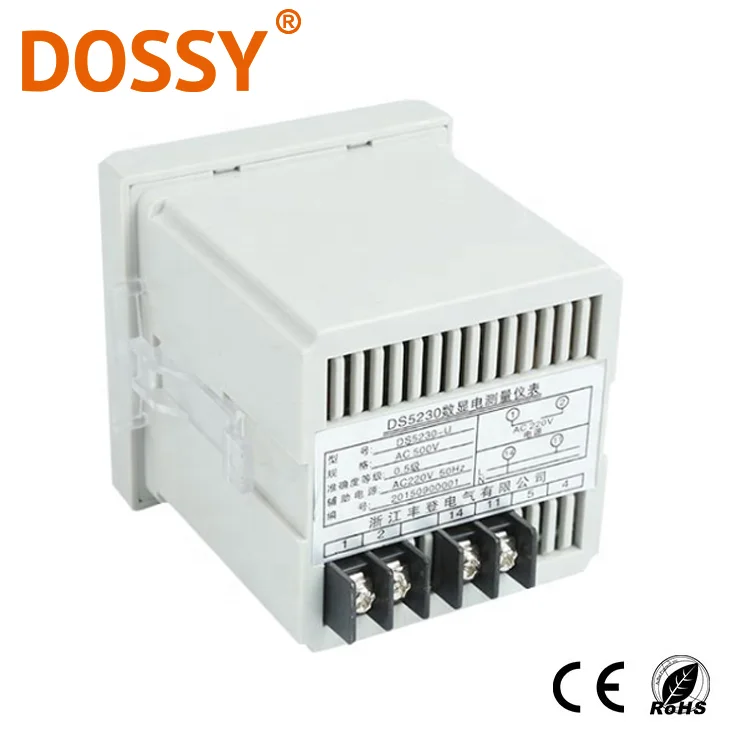 72*72 мм вольтметр DS5230S-U короткий