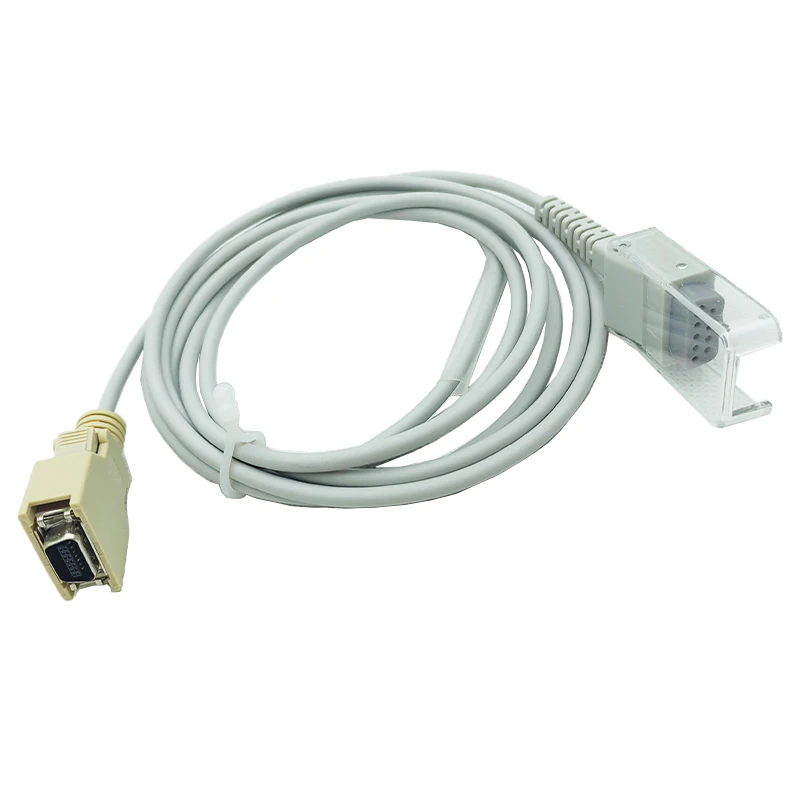 Переходный кабель DB9 для монитора пациента многоразовый датчик Spo2 многоразовый датчик для взрослых с мягким наконечником Spo2 датчик совместим для Nellcor