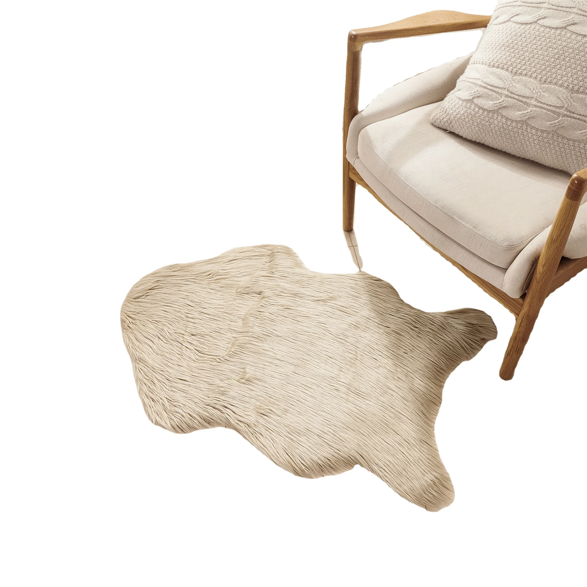 Amazon hot sale washable Faux Fur sheepskin shaggy rug