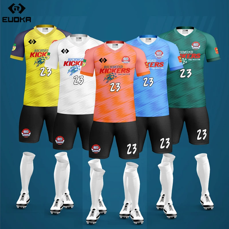 2024-2025 Custom Retro Football & Soccer Jersey  for Adults Sets Breathable Mesh with Automated Cutting OEM Service Available