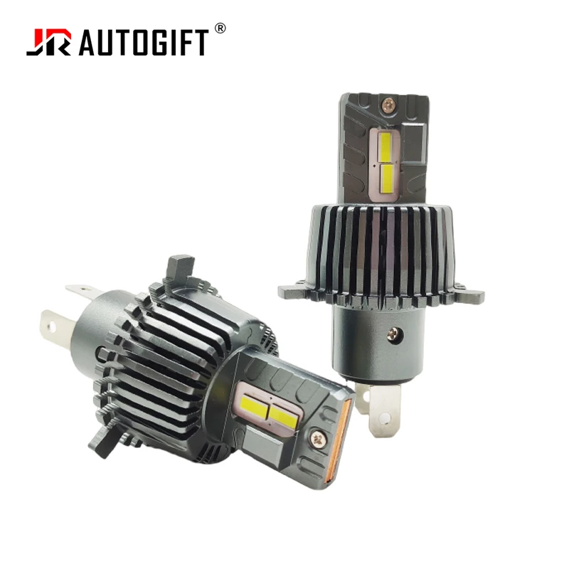 1:1 Size Lights Mini Head Lamp 3570 CSP Wireless H4 High Low Beam H/L Car LED Headlight Bulbs 6000K White 12V
