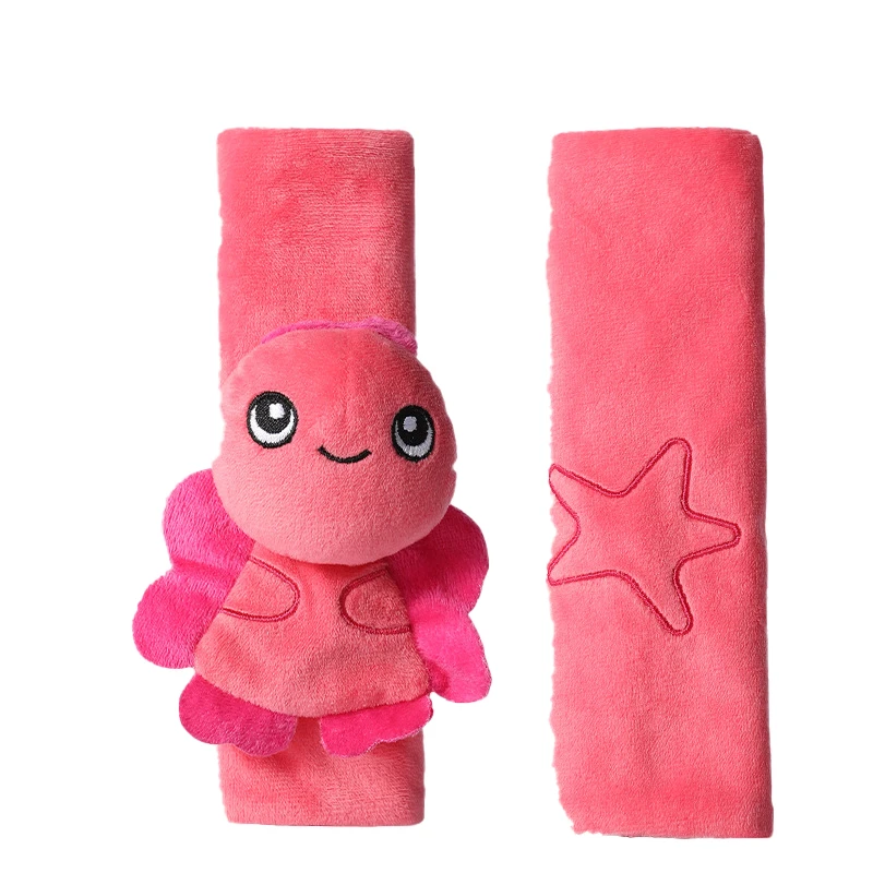 
Kids Plush Seat Belt Buddy Travel Pillow Seat Belt Cover Universal Car Seat Belt Pads Cover 