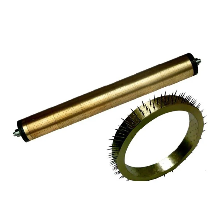 Pin plates Perforating rollers for embossing