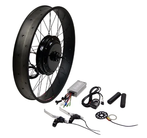 Electric Bicycle Kit High Speed 500W 1000W 20 24 26 700C Inch 700C Front Rear Wheel electric bike conversion kit without battery