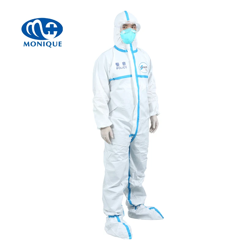 Disposable medical protective clothing isolation gown surgical gown block the new corona virus trip clothes coverall
