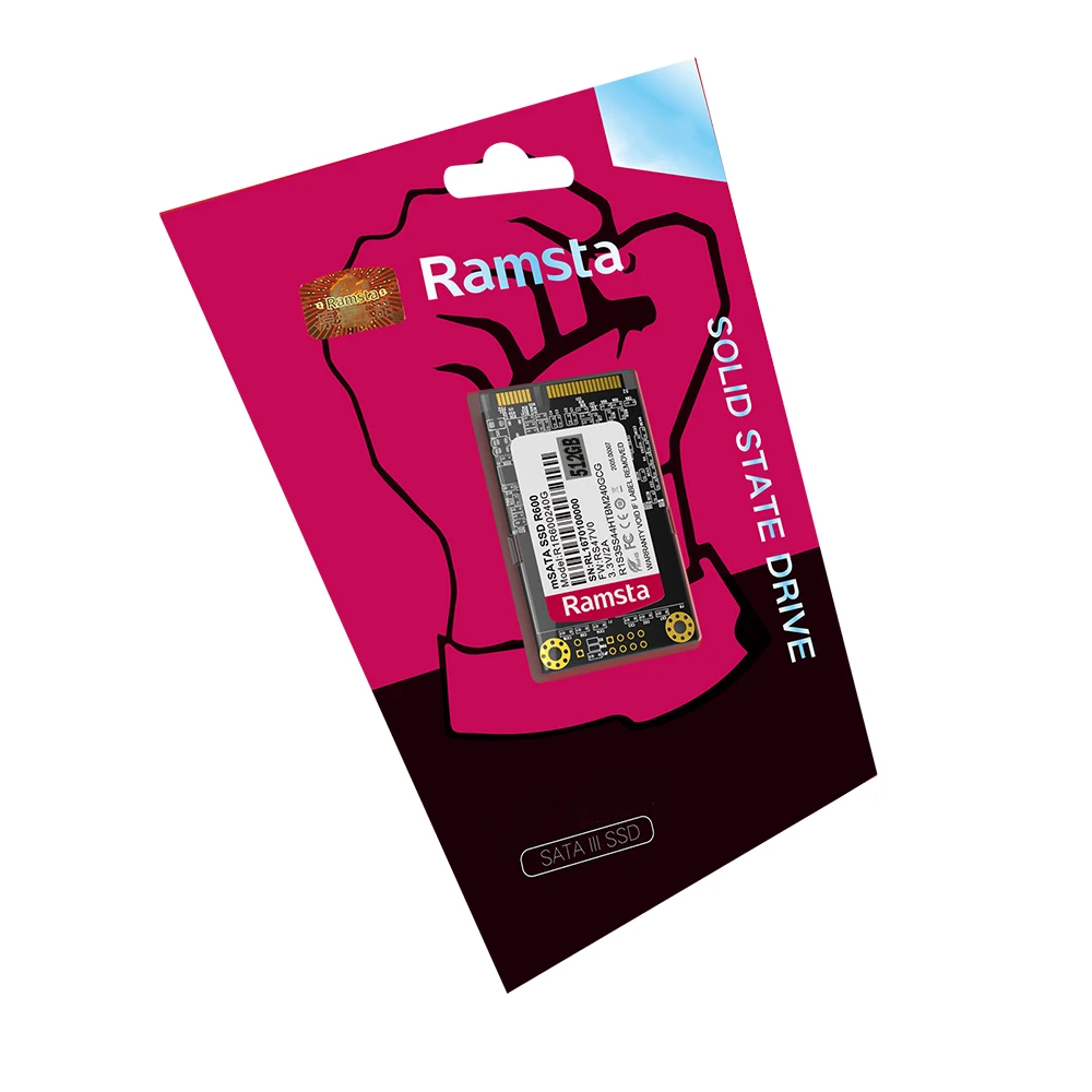 Ramsta OEM SSD Sata 512 Гб жесткий диск ГБ Msata для ноутбука и ПК