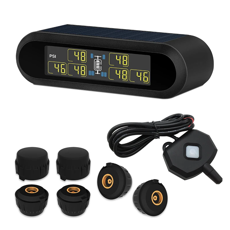 Солнечная система контроля давления в шинах для трейлера Rv Tpms на солнечной энергии с 6 внешними