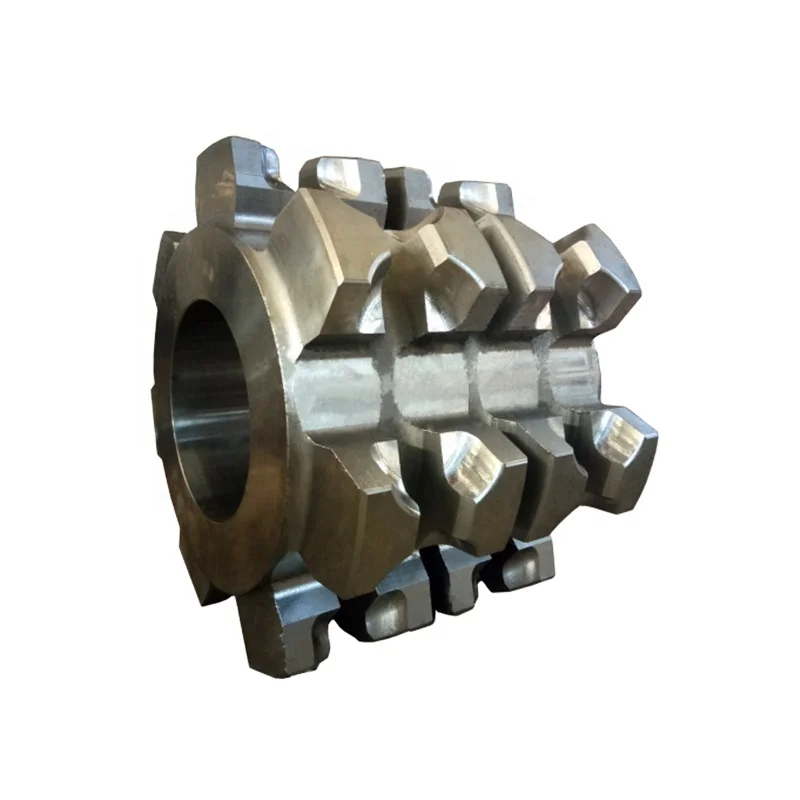 Машинное оборудование угольной шахты запасных частей 45 крмнмо ковки стали большой звездочка цепной