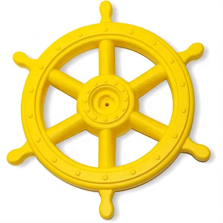 Hot selling swing accessories kids toys steering wheel playground plastic pirate ship steering wheel