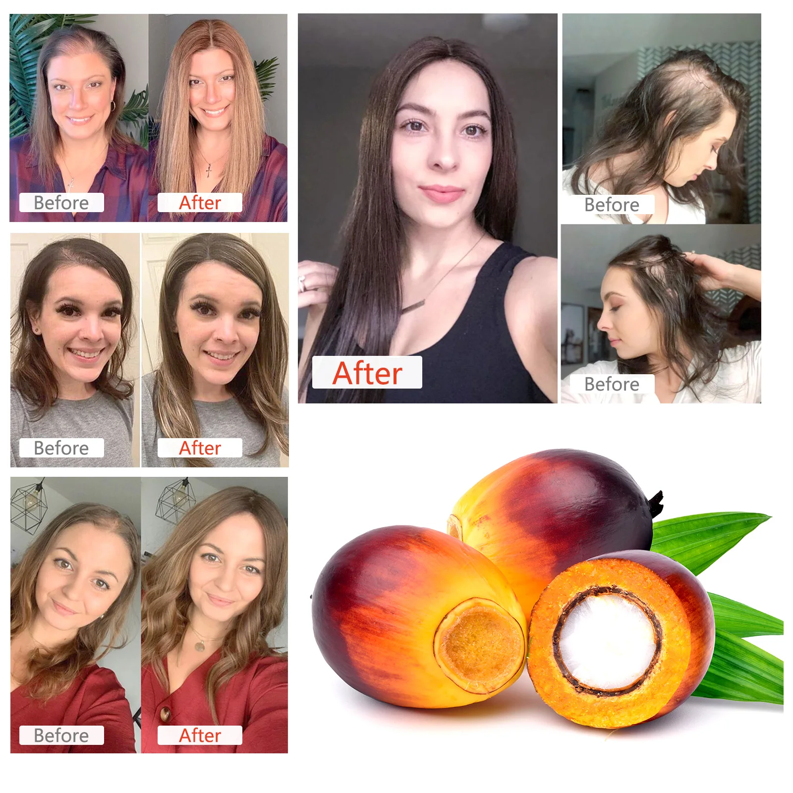 100% Pure Promotes Hair thickness Strengthens Hair Growth Batana Oil for Men & Women