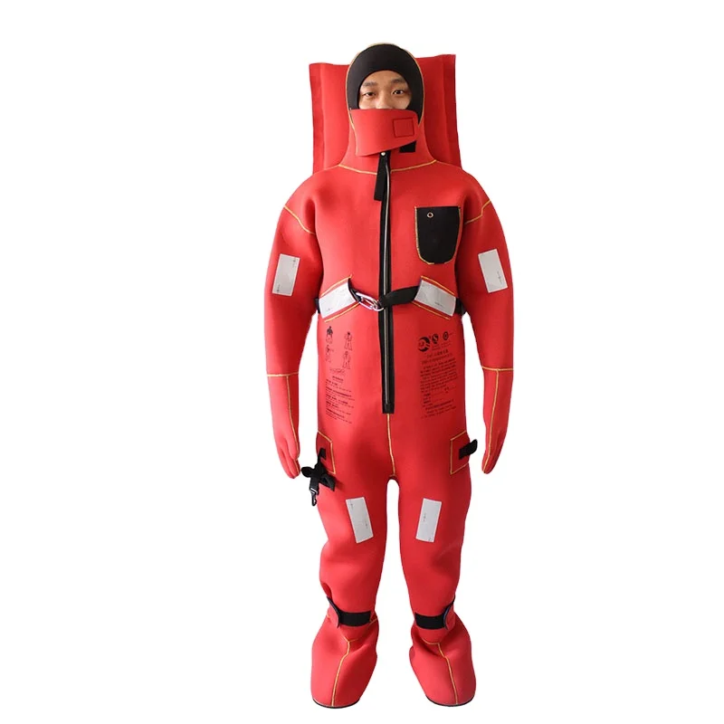 Hot sale solas Zhizhen DBF-II 5mm CR insulated survival EC ship immersion suit price
