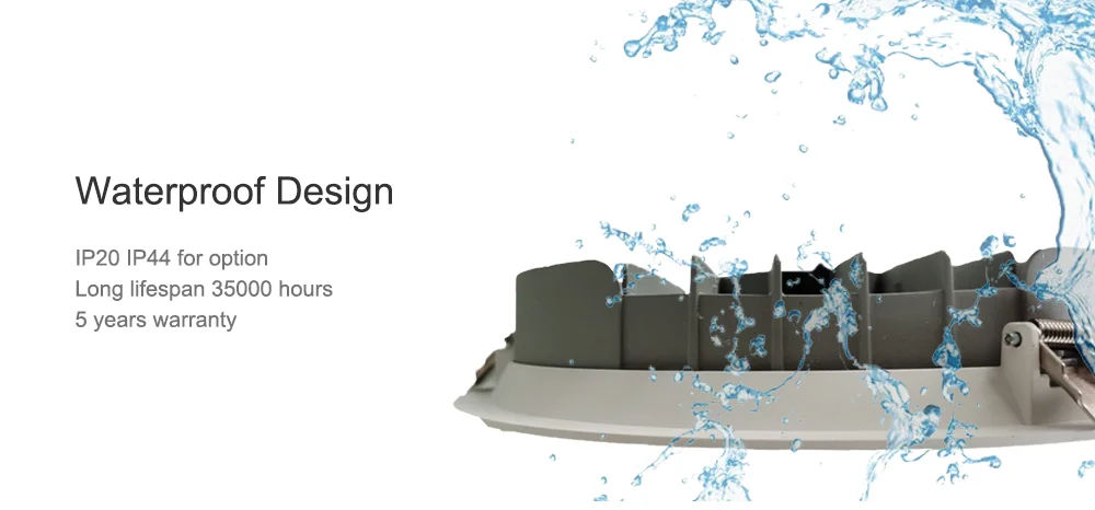 Multiple round shape milky 8w 12w 20w 30w 35w 40W cob ceiling light led cct change zigbee dimmable led downlight aluminum recess