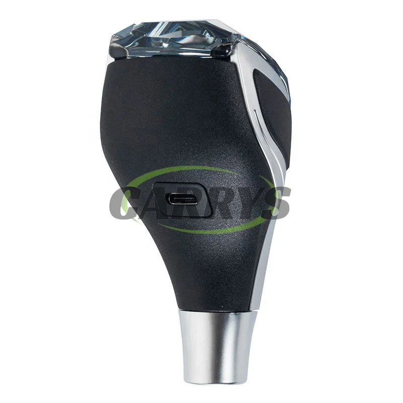 Custom Logo Automatic Crystal Gear Shift Knob Universal LED Gear Knobs For Toyota Mazda Hyundai Lexus