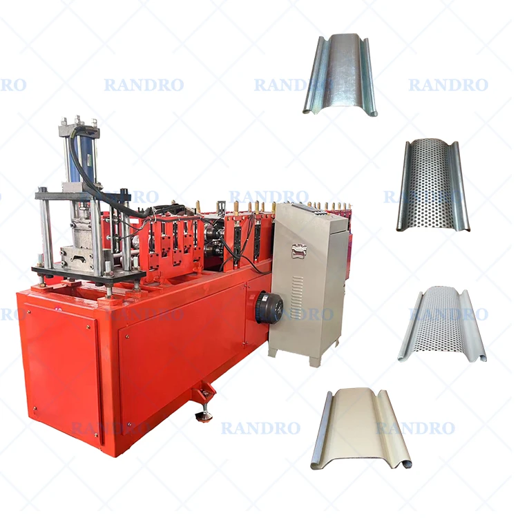 RANDRO Euro Style Roller Shutter Garage Door Profile Roll Forming Machine Galvanized Metal Roll Shutter
