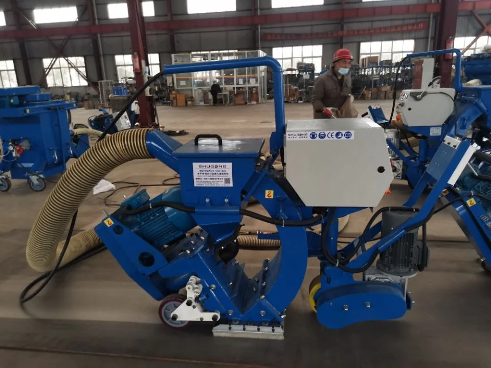 CE/ISO approved steel shot or steel grit shot blast cleaning machine abrator