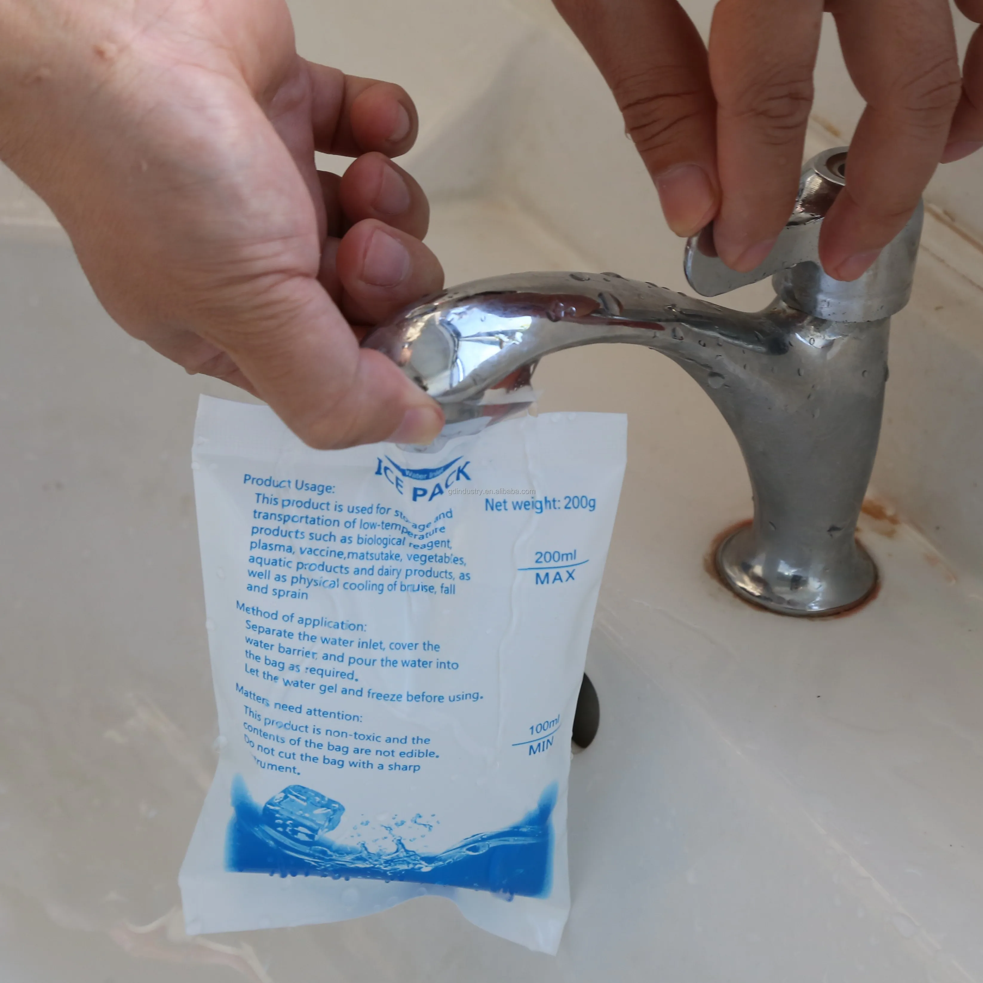 gel ice pack reusable ice packs 200ml to 1000ml for cooler box and cold chain delivery cold storage