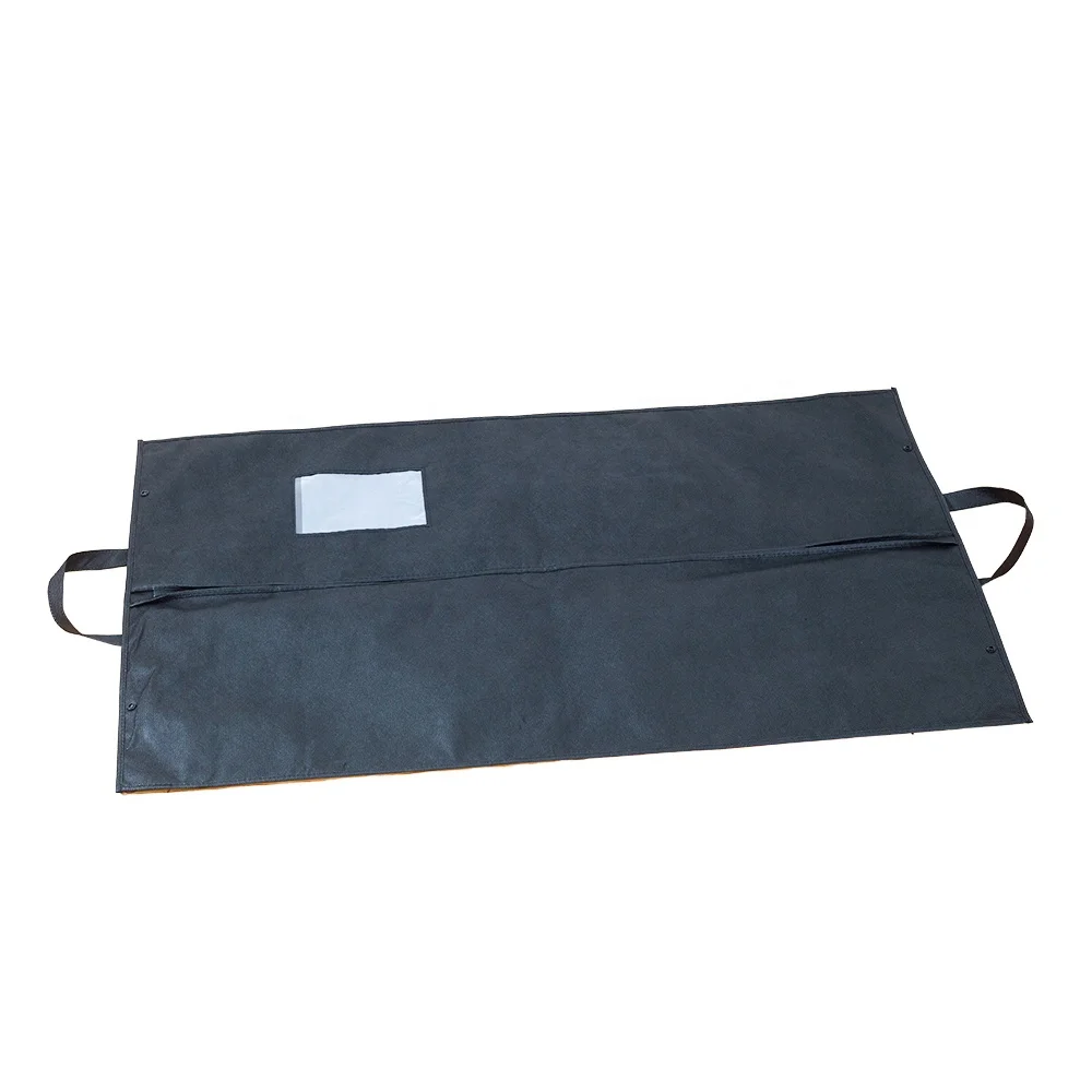 
Low MOQ non woven requirement garment suit cover bag for storage 