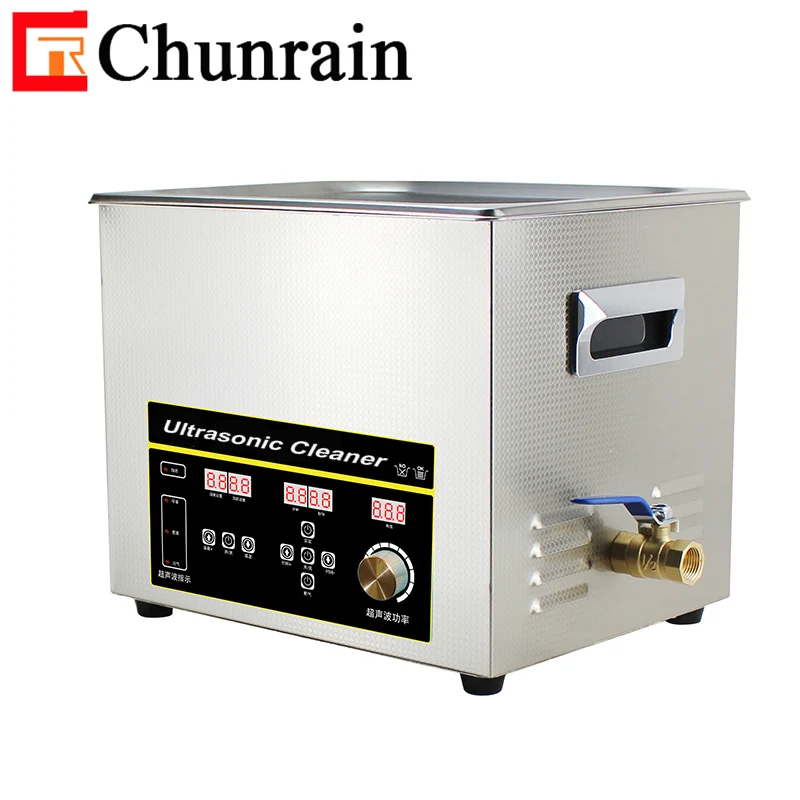 22liter ultrasound bath CR-080STP high power for metal parts degrease,heavy oil remove ultrasonic cleaner with Power adjustable