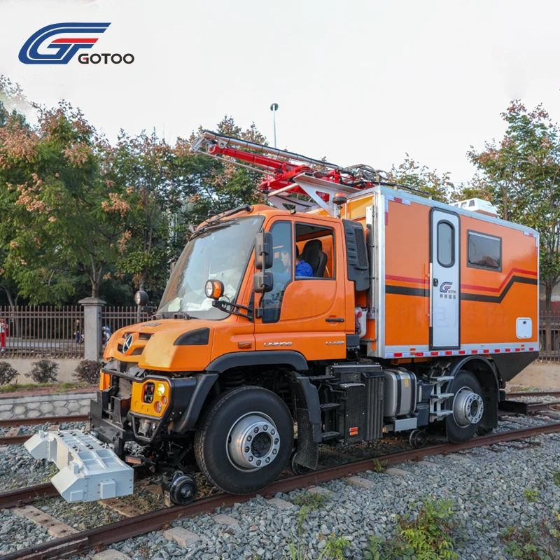 
Comprehensive railroad catenary and track inspection vehicle 