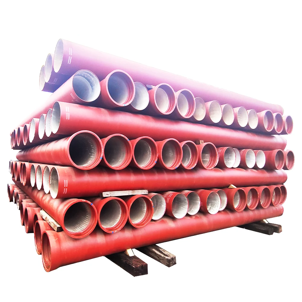 ISO2531 Cement Lined Ductile Cast Iron Pipes K9 for Potable Water 10 Inch Ductile Iron Pipe