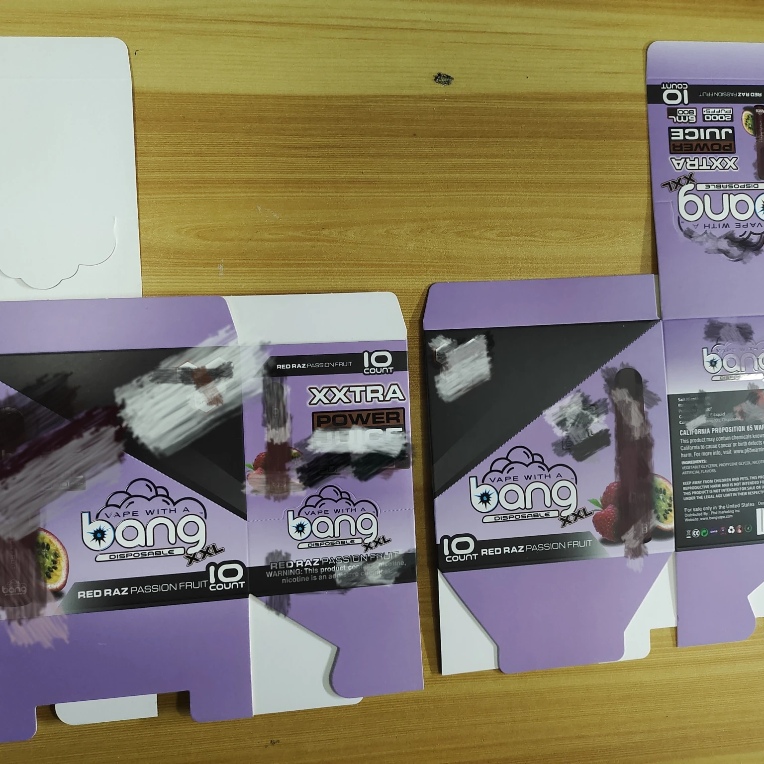 
Wholesale price 20 different type of packaging bang xxl packaging design directly selling 