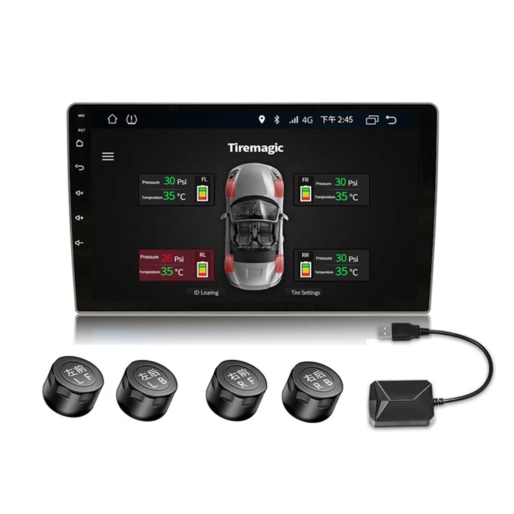 Factory Supply Car TPMS For Android Car DVD Player TPMS Tire Pressure Monitor