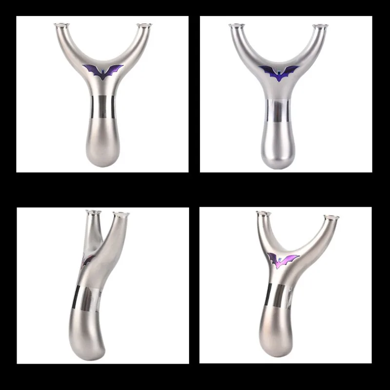 New TC21 Titanium Alloy Slingshot Flat Leather Slingshot Mirror Face Flying Tiger Outdoor Shooting Competitive Hunting