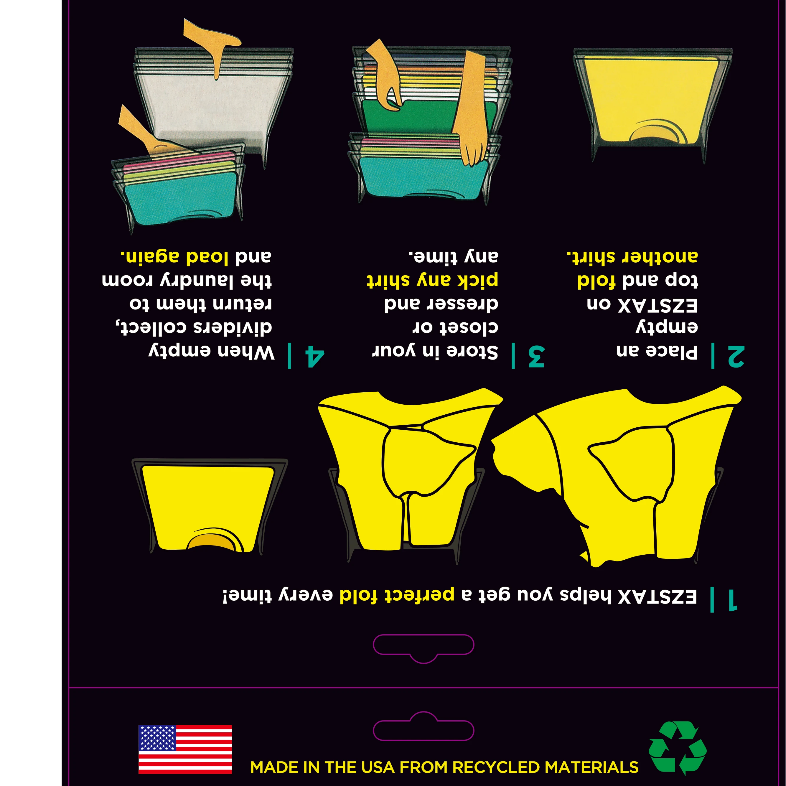 Board Shirt Plastic Automatic Clothes Folder Clothing Folding 10 Pcs OEM Storage Molds Design Latest Printing Multi