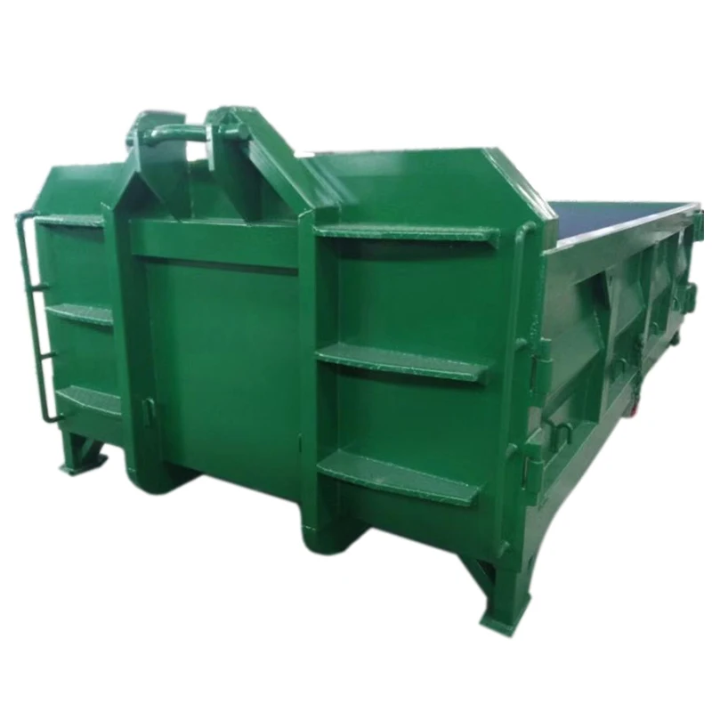 hook lift waste dumpsters recycling open top container roll off containers waste collected OTC bins